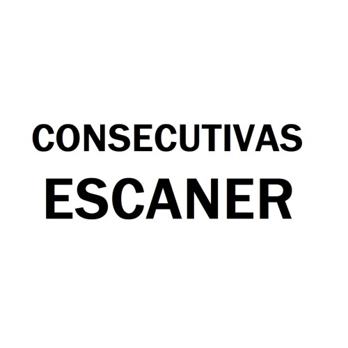 CONSECUTIVAS ESCANER