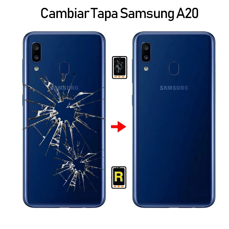 Cambiar Tapa Trasera Samsung Galaxy A20 SM-A205F