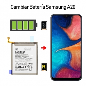 Cambiar Batería Samsung Galaxy A20 Original