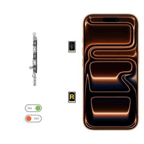 Cambiar Botón de Volumen iPhone 17 Pro Max