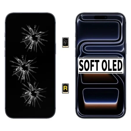 Cambiar Pantalla iPhone 17 Pro Soft Oled | Servicio rápido, garantía y presupuesto gratuito.