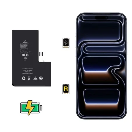 Cambiar Batería iPhone 17 Pro | Servicio rápido, garantía y presupuesto gratuito.