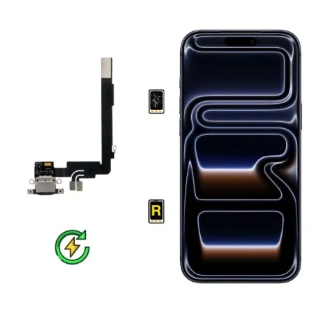 Cambiar Módulo de Carga iPhone 17 Pro | Servicio rápido, garantía y presupuesto gratuito.