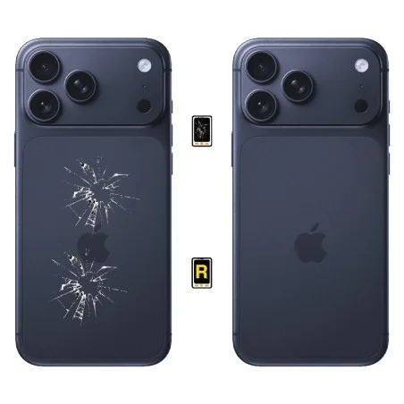 Cambiar Tapa Trasera iPhone 17 Pro | Servicio rápido, garantía y presupuesto gratuito.