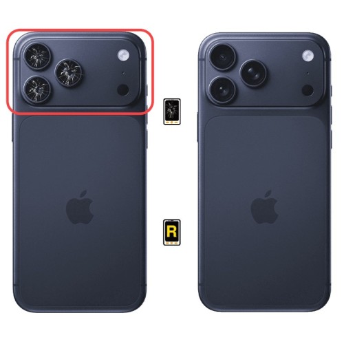 Cambiar Cristal Cámara Trasera iPhone 17 Pro