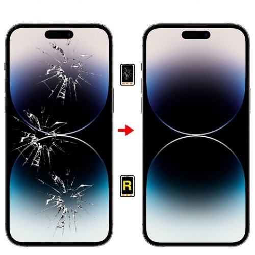 Cambiar Pantalla iPhone 14 Pro Max Compatible | Servicio rápido, garantía y presupuesto gratuito.
