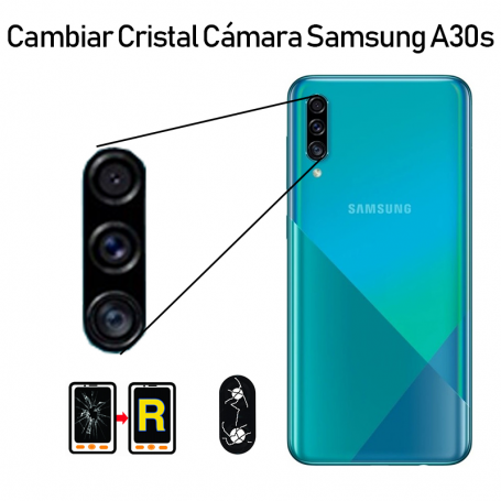 Cambiar Cristal Cámara Trasera Samsung Galaxy A30S