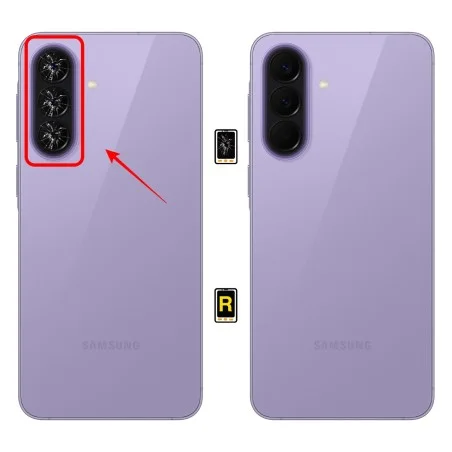 Cambiar Cristal Cámara Trasera Samsung Galaxy A57 5G | Taller Especializado Samsung Galaxy