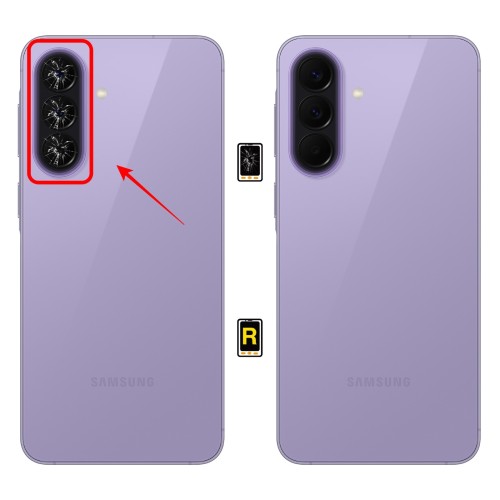 Cambiar Cristal Cámara Trasera Samsung Galaxy A57 5G | Taller Especializado Samsung Galaxy