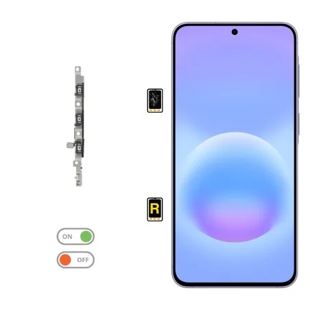 Cambiar Botón de Volumen Samsung Galaxy A57 5G | Taller Especializado Samsung Galaxy