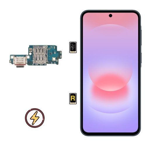 Cambiar Módulo de Carga Samsung Galaxy A37 5G | Garantía y Servicio Rápido en Madrid