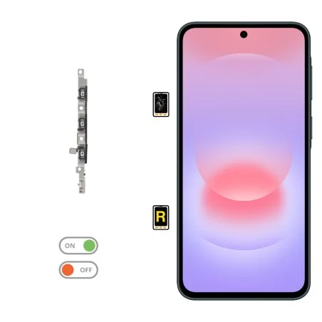 Cambiar Botón de Volumen Samsung Galaxy A37 5G | Garantía y Servicio Rápido en Madrid