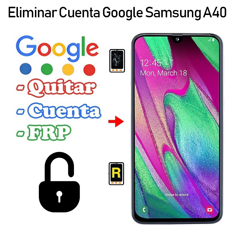 Eliminar Cuenta Google Samsung Galaxy A40