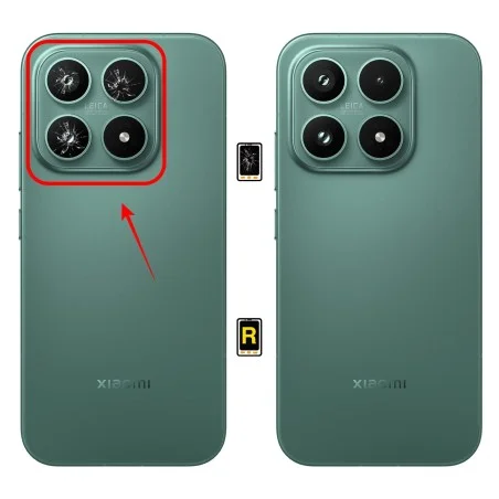 Cambiar Cristal Cámara Trasera Xiaomi 17 | Garantía y stock Disponible