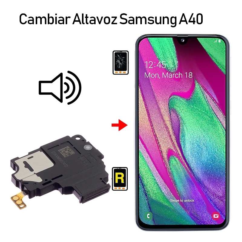 Cambiar Altavoz De Música Samsung Galaxy A40