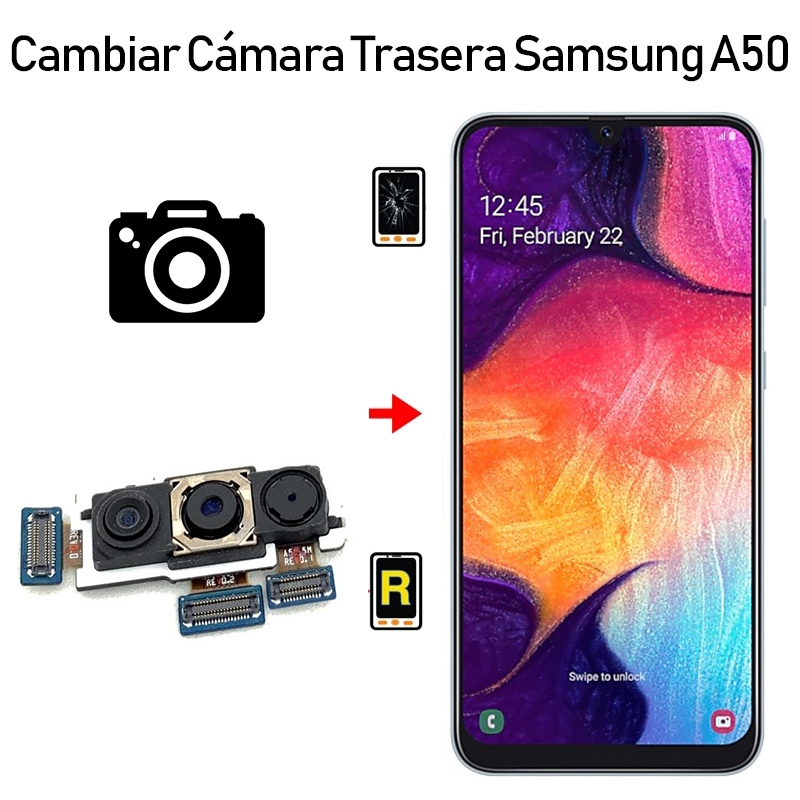 Cambiar Cámara Trasera Samsung A50