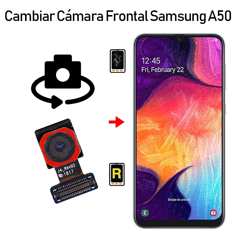 Cambiar Cámara Frontal Samsung Galaxy A50