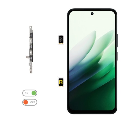 Cambiar Botón de Volumen Xiaomi Redmi 15 4G | Garantía y stock Disponible