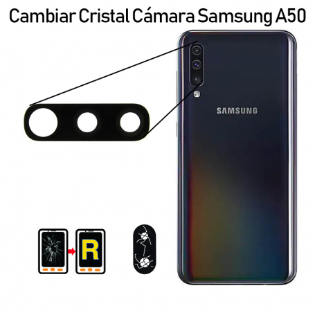Cambiar Cristal Cámara Trasera Samsung Galaxy A50