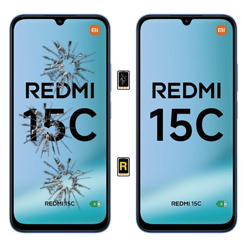 Cambiar Cristal de Pantalla Xiaomi Redmi 15C 4G | Garantía y stock Disponible
