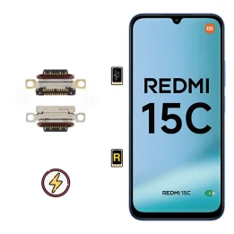 Cambiar Conector de Carga Xiaomi Redmi 15C 4G | Garantía y stock Disponible