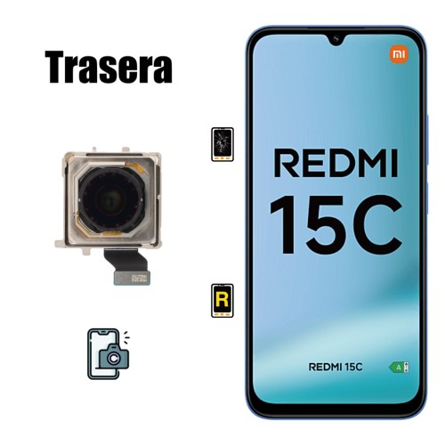 Cambiar Cámara Trasera Xiaomi Redmi 15C 4G | Garantía y stock Disponible