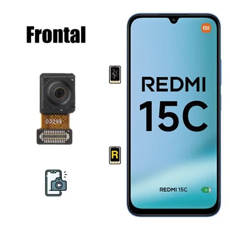 Cambiar Cámara Frontal Xiaomi Redmi 15C 4G | Garantía y Servicio Rápido en Madrid