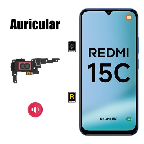 Cambiar Auricular de Llamada Xiaomi Redmi 15C 4G | Garantía y stock Disponible