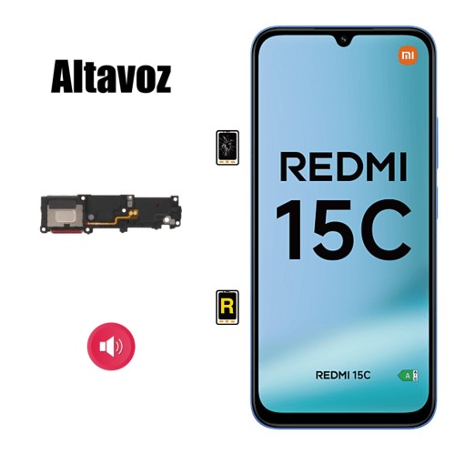 Cambiar Altavoz de Música Xiaomi Redmi 15C 4G | Garantía y stock Disponible