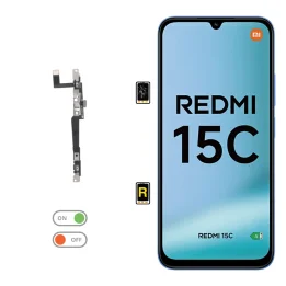 Cambiar Botón de Encendido Xiaomi Redmi 15C 4G | Garantía y stock Disponible
