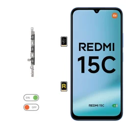 Cambiar Botón de Volumen Xiaomi Redmi 15C 4G | Garantía y stock Disponible