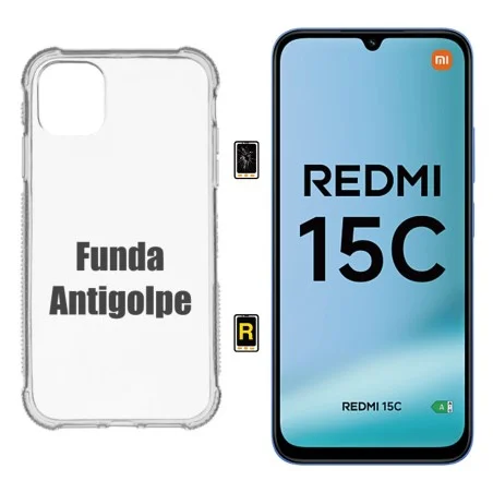 Funda Antigolpe para Xiaomi Redmi 15C 4G | Garantía y Servicio Rápido en Madrid