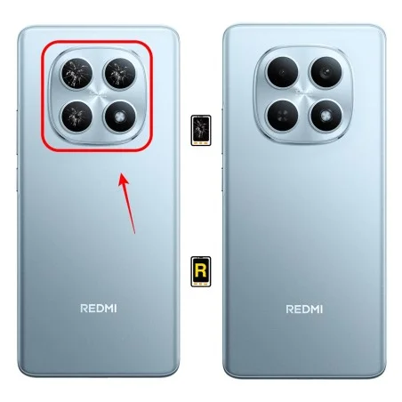 Cambiar Cristal Cámara Trasera Redmi Note 15 5G | Garantía y stock Disponible