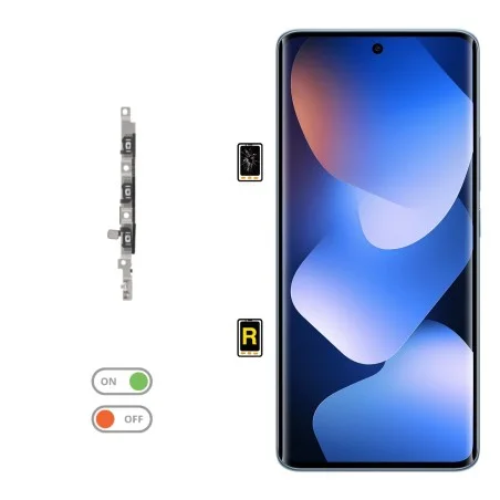 Cambiar Botón de Volumen Redmi Note 15 5G | Garantía y stock Disponible