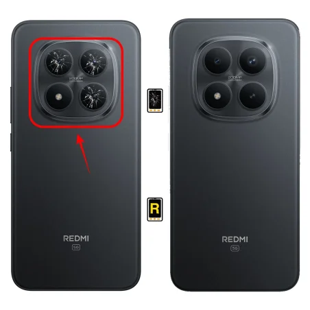 Cambiar Cristal Cámara Trasera Redmi Note 15 Pro Plus 5G | Servicio rápido, garantía y presupuesto gratuito.