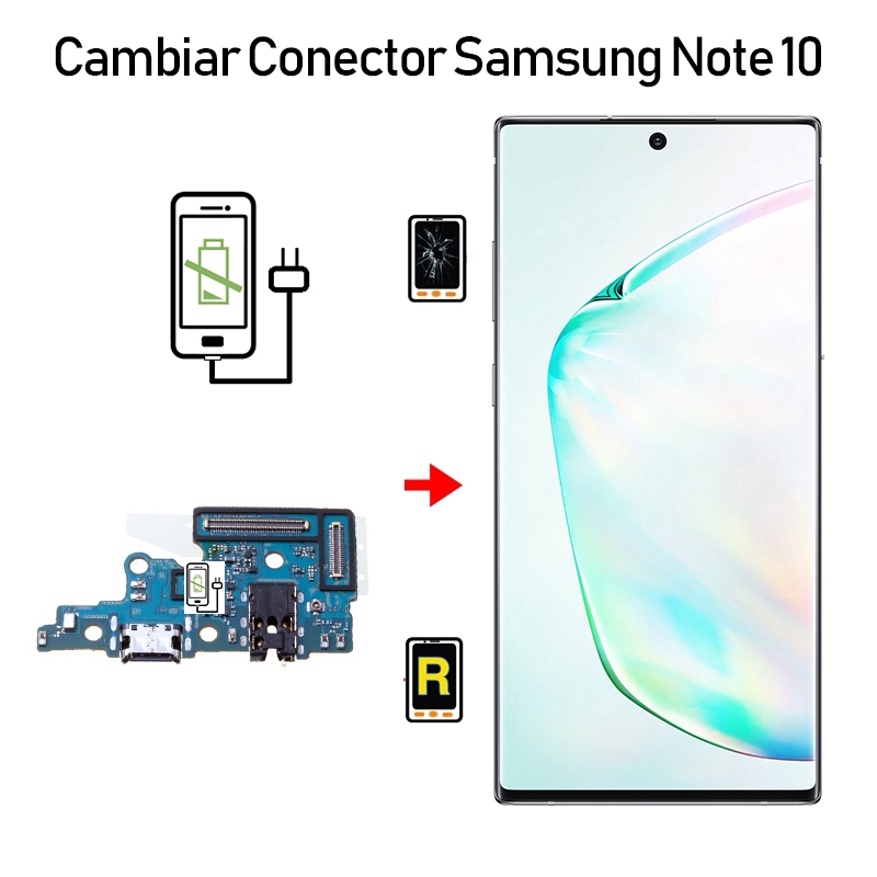 Cambiar Conector de Carga Samsung Galaxy Note 10 SM-N970F
