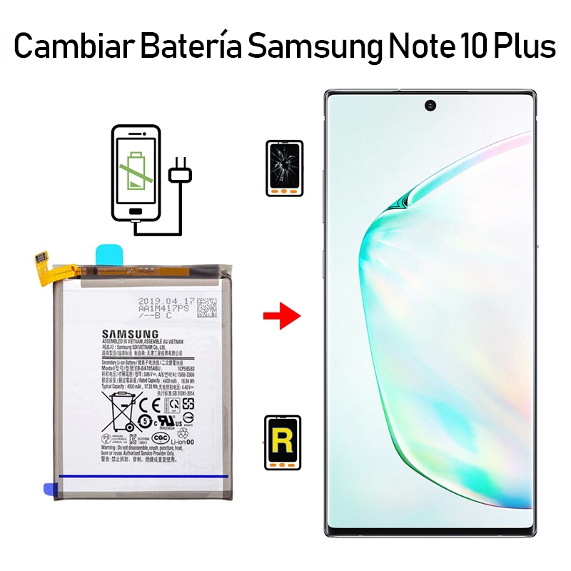 Cambiar Batería Samsung Galaxy Note 10 Plus SM-N975F