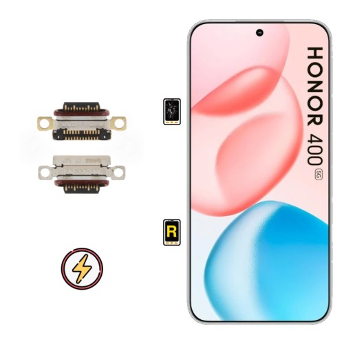 Cambiar Conector de Carga Honor 400 5G | Garantía y Servicio Rápido en Madrid