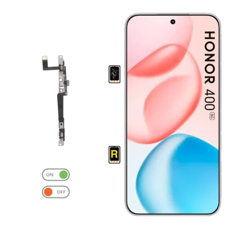 Cambiar Botón de Encendido Honor 400 5G | Garantía y Servicio Rápido en Madrid