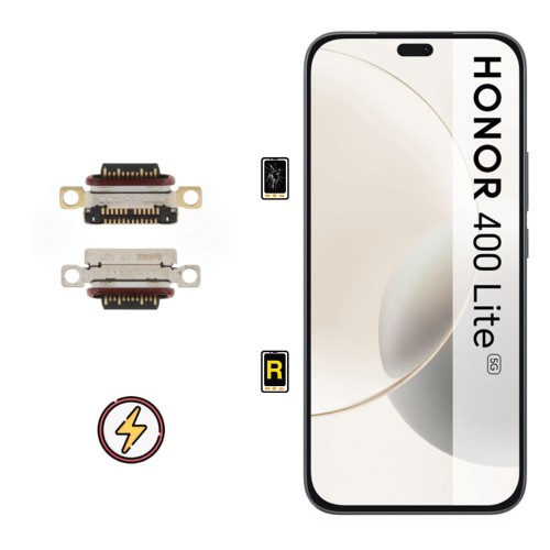 Cambiar Conector de Carga Honor 400 Lite 5G | Garantía y Servicio Rápido en Madrid