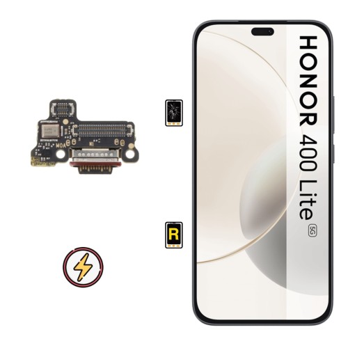 Cambiar Módulo de Carga Honor 400 Lite 5G | Garantía y Servicio Rápido en Madrid