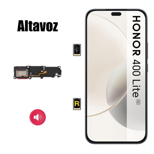 Cambiar Altavoz de Música Honor 400 Lite 5G | Garantía y Servicio Rápido en Madrid