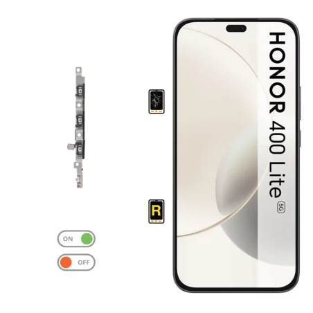 Cambiar Botón de Volumen Honor 400 Lite 5G | Garantía y Servicio Rápido en Madrid