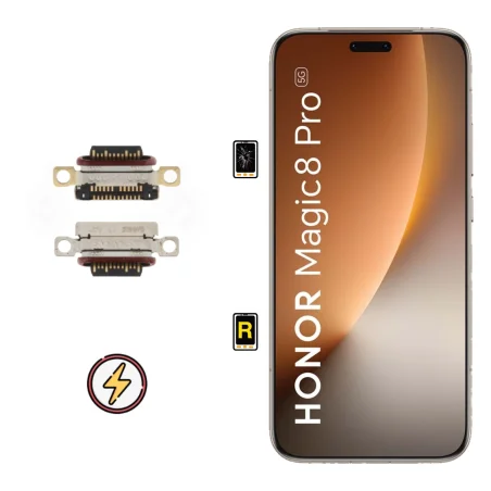 Cambiar Conector de Carga Honor Magic8 Pro 5G | Garantía y Servicio Rápido en Madrid