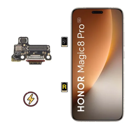 Cambiar Módulo de Carga Honor Magic8 Pro 5G | Garantía y Servicio Rápido en Madrid