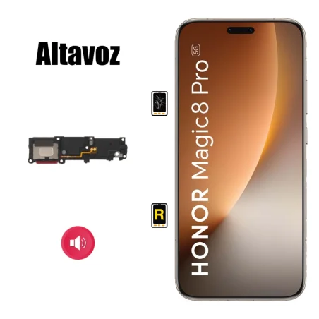Cambiar Altavoz de Música Honor Magic8 Pro 5G | Garantía y Servicio Rápido en Madrid
