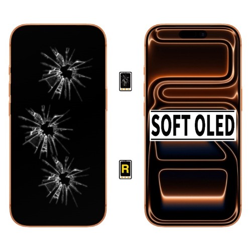 Cambiar Pantalla iPhone 17 Pro Max Soft Oled | Servicio rápido, garantía y presupuesto gratuito.