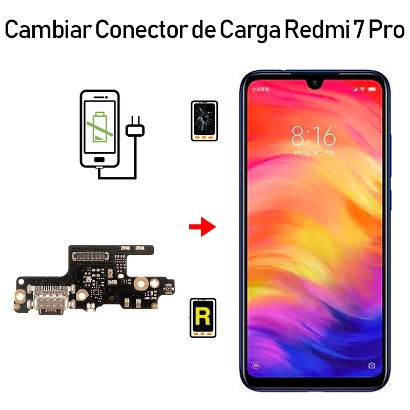 Cambiar Conector De Carga Redmi 7 Pro