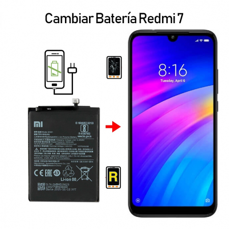Cambiar Batería Redmi 7 M1810F6LG