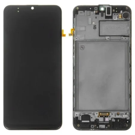 GH82-21266A/21265A Pantalla Completa Original Con Marco Para Samsung Galaxy M30S / M307 / M21 / M215 NEGRO